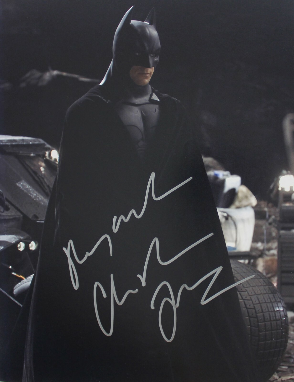 Christian Bale photo w/reproduction signature archival quality