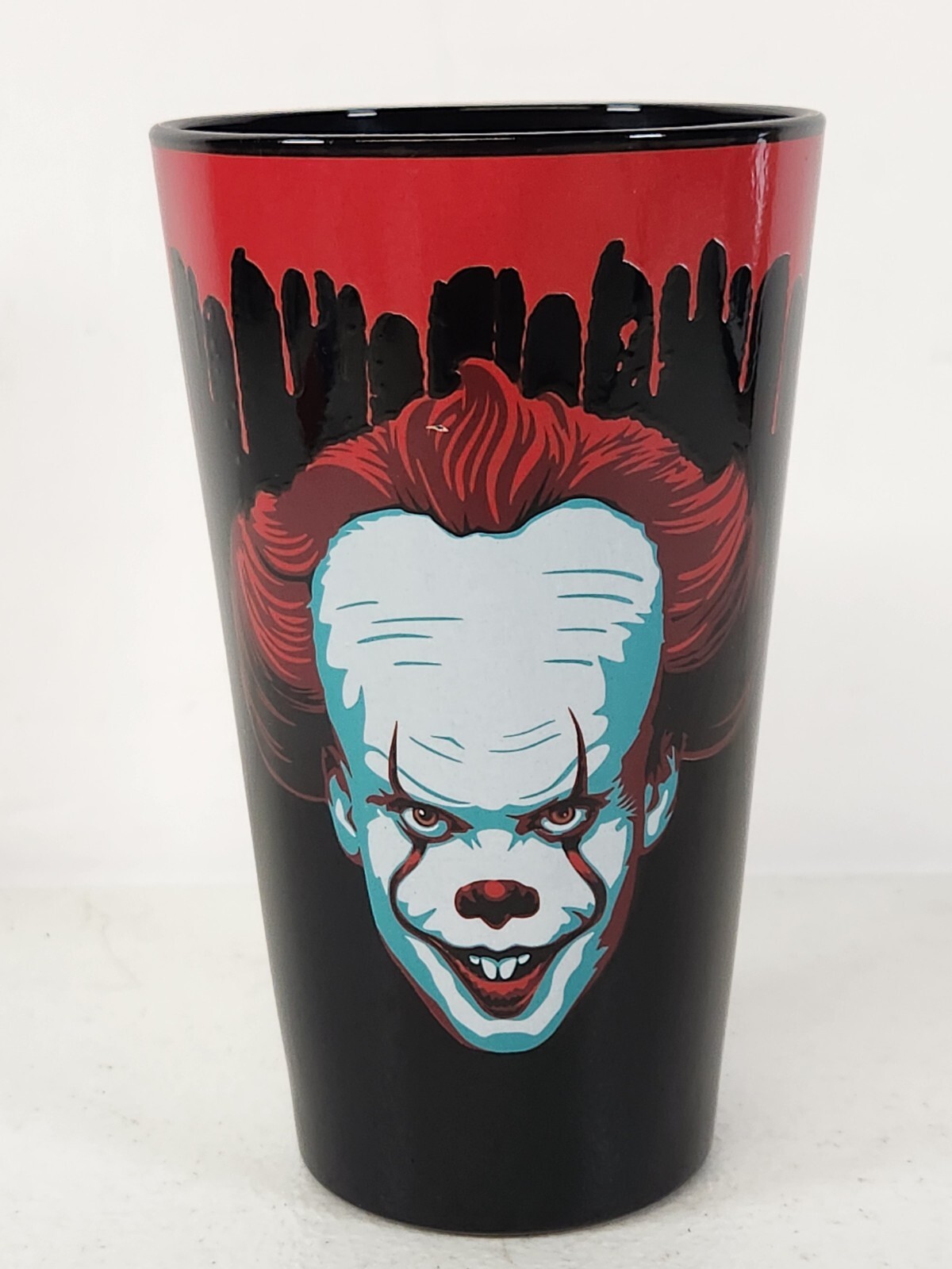 Silver Buffalo IT Chapter Two Pennywise Pint Glass Horror Movie Collectible Cup
