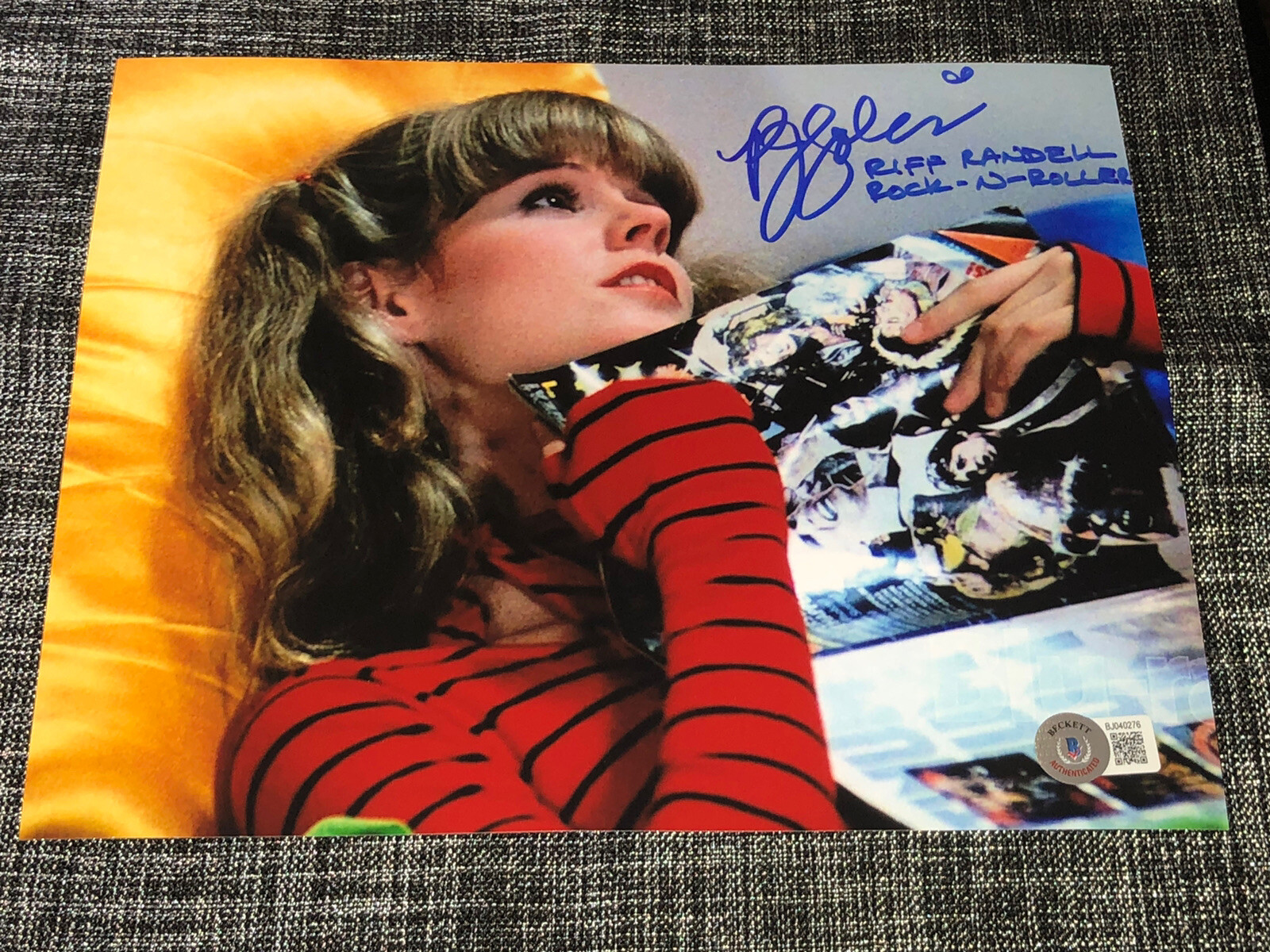 P.J. SOLES SIGNED AUTOGRAPH 8X10 PHOTO ROCK N ROLL HIGH SCHOOL BECKETT BAS COA