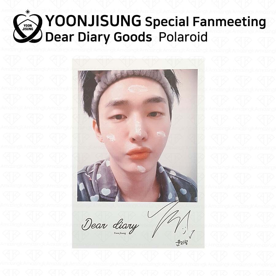 Yoon Jisung Special Fanmeeting Dear Diary Photocard Polaroid KPOP K-POP