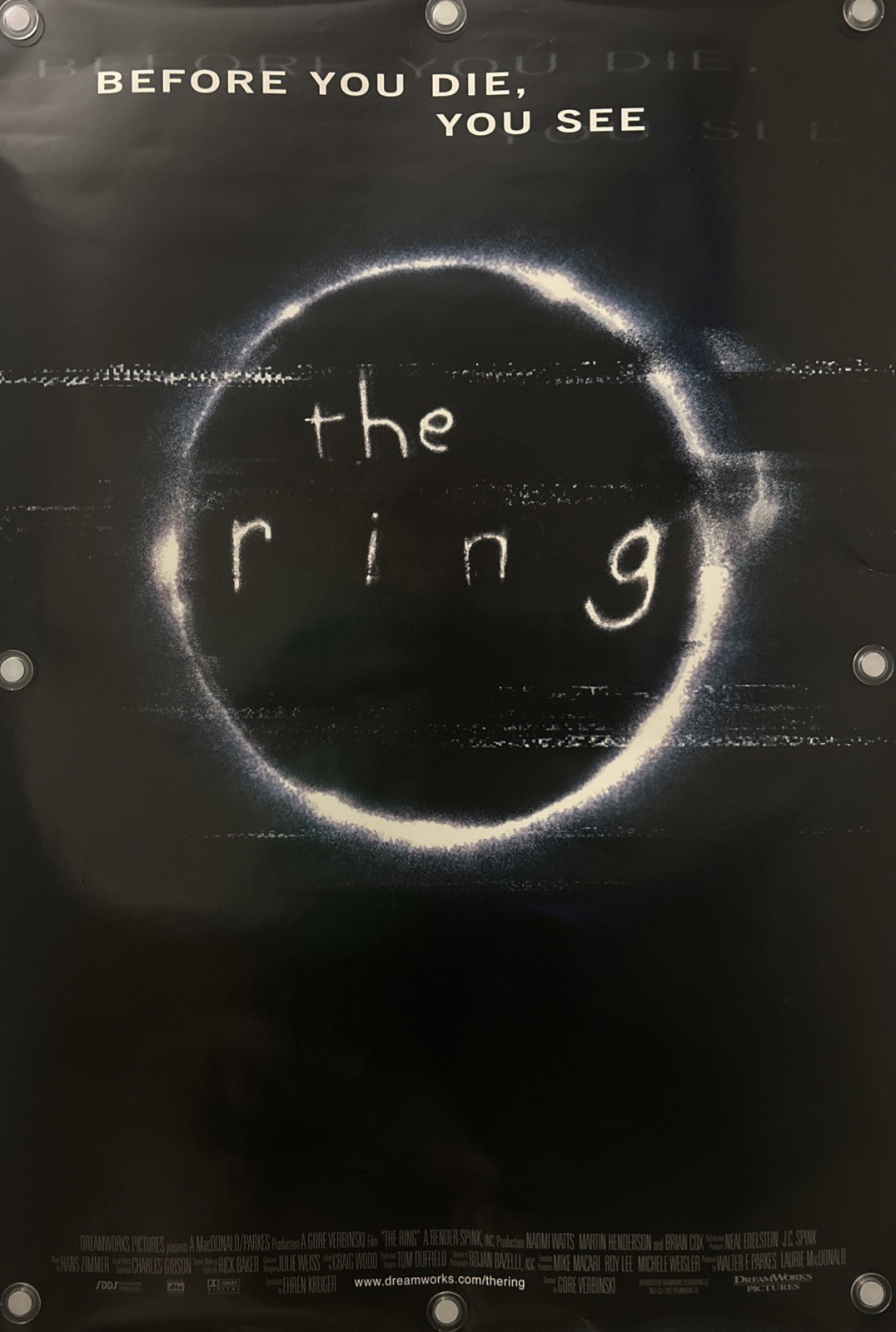 THE RING Original One Sheet Movie Poster – 2002