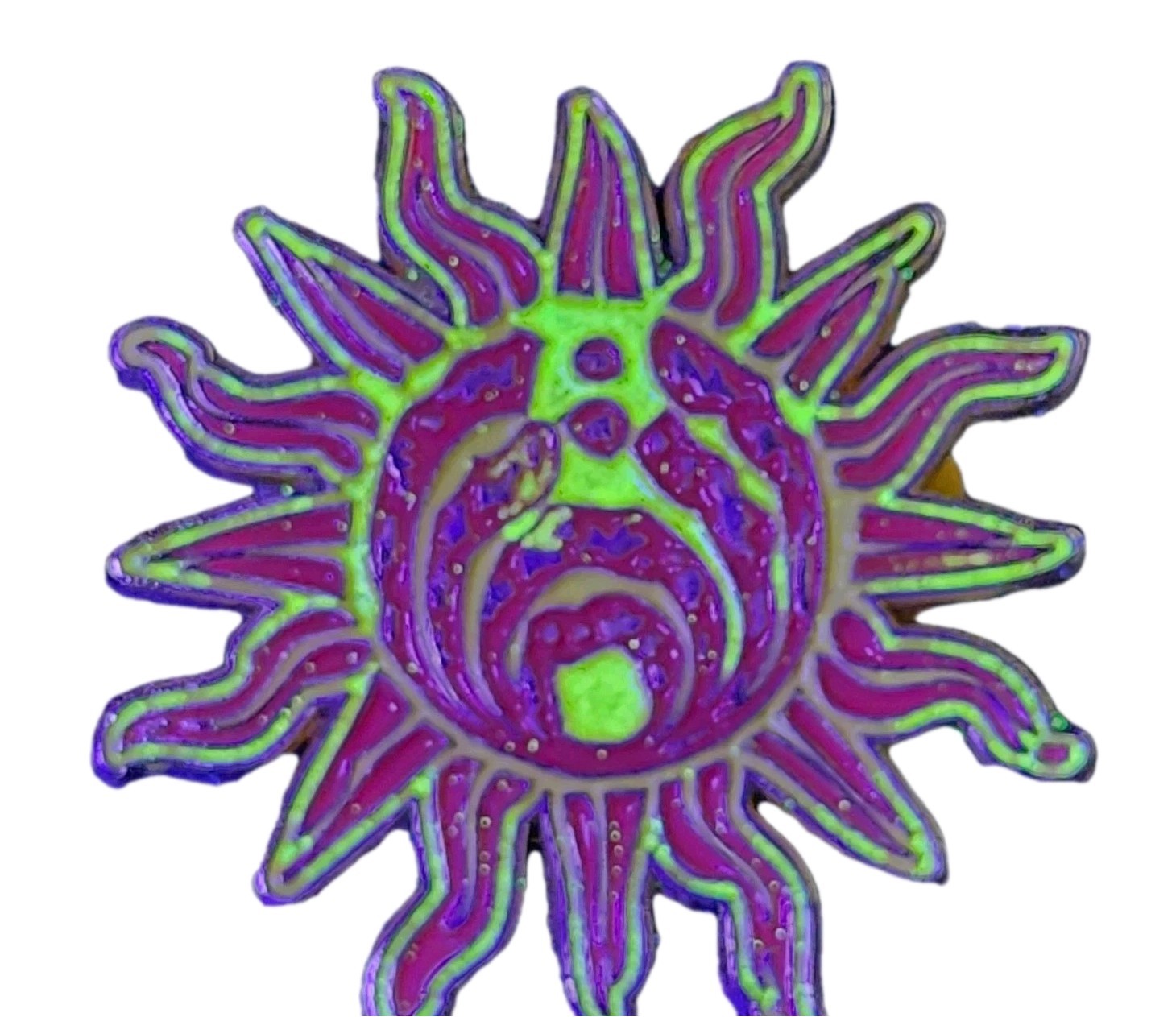 BassNectar Antimatter Designs Sun Mandala Pin #035 – Limited Artist Edition
