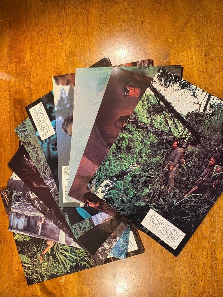 10 ROMANCING THE STONE Michael Douglas Lobby Cards Movie Still Photo Lot A357