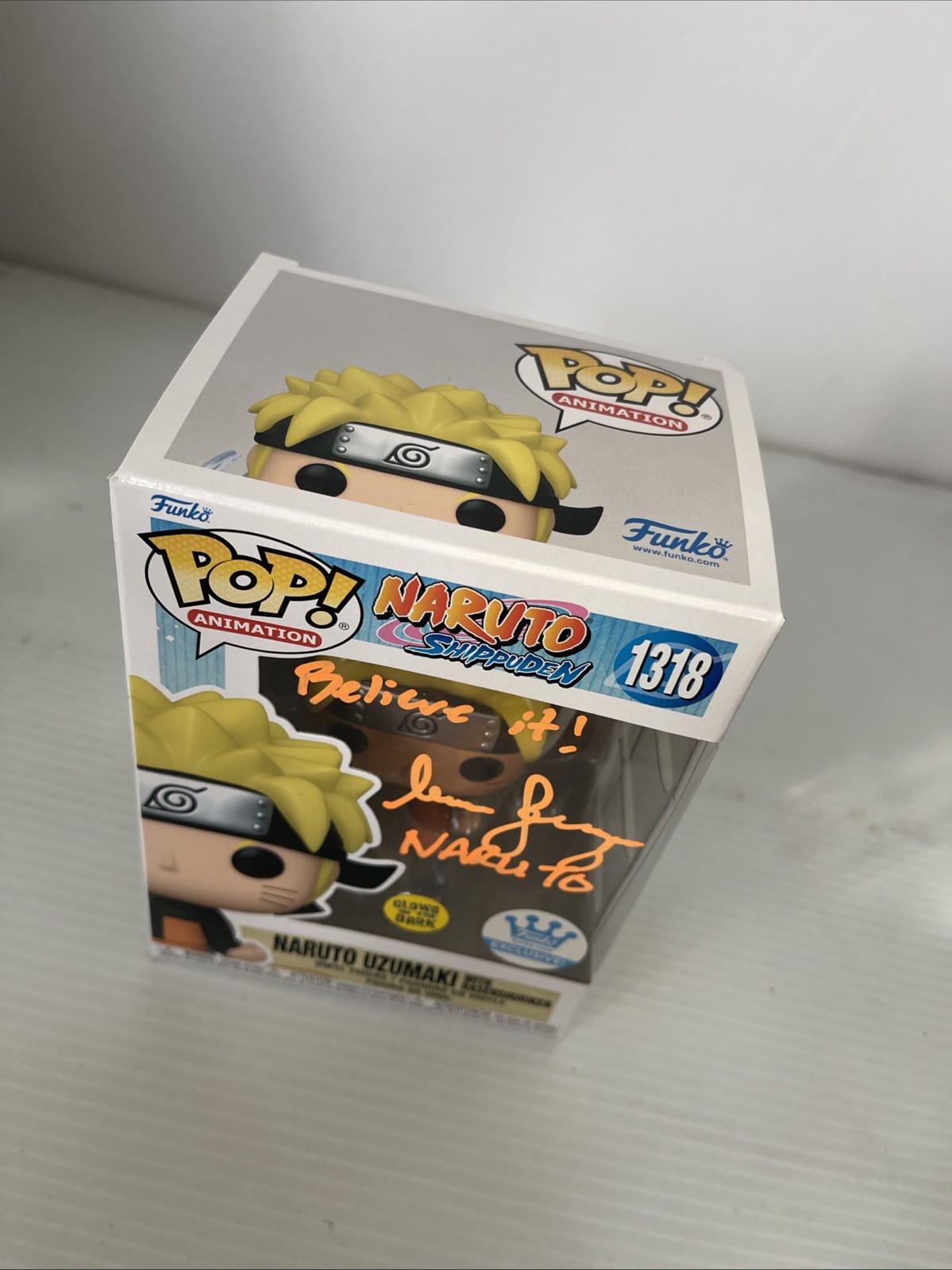 Maile Flanagan Signed Autographed Naruto Rasenshuriken Funko Pop 1318 JSA COA 7