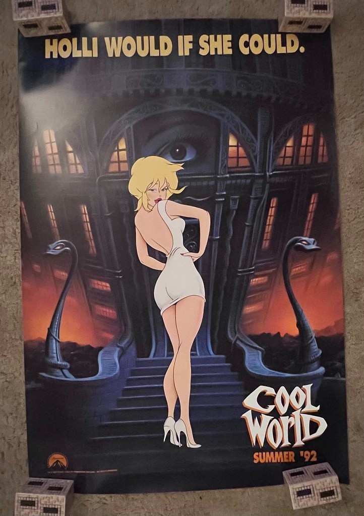 Cool World 1992 Movie Poster 27×40 Gabriel Byrne Kim Basinger