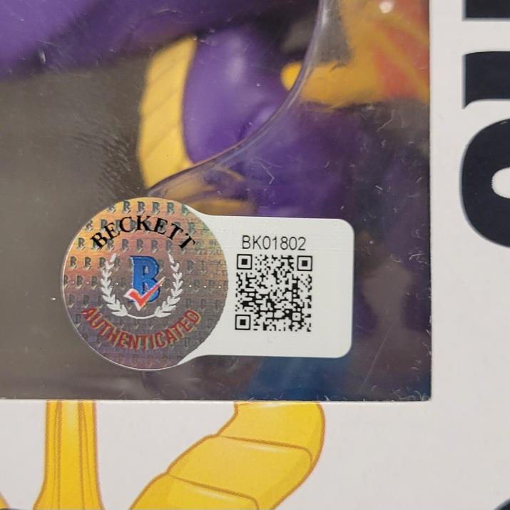 Justin Long signed Spyro Funko Pop! #529 autograph (B) ~ BAS Beckett