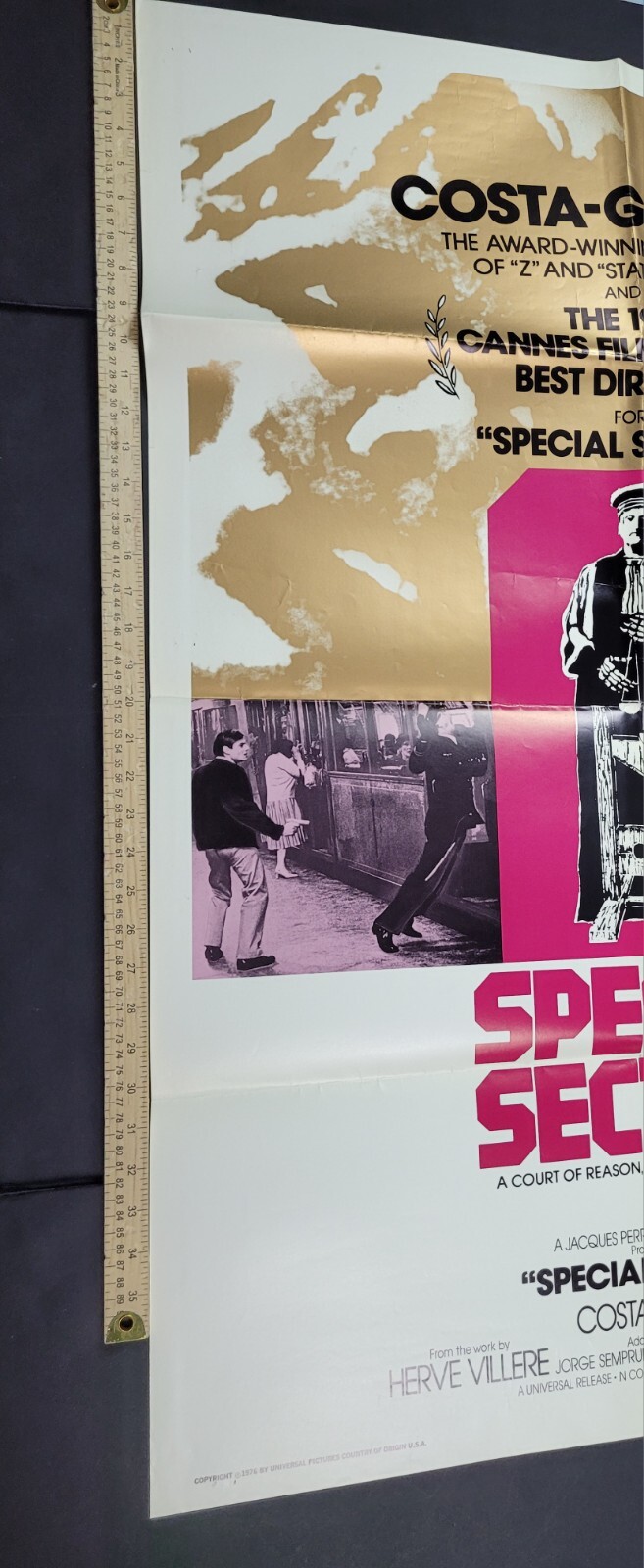 1976 Special Section Vintage One 1 Sheet Movie Poster Original 24×41