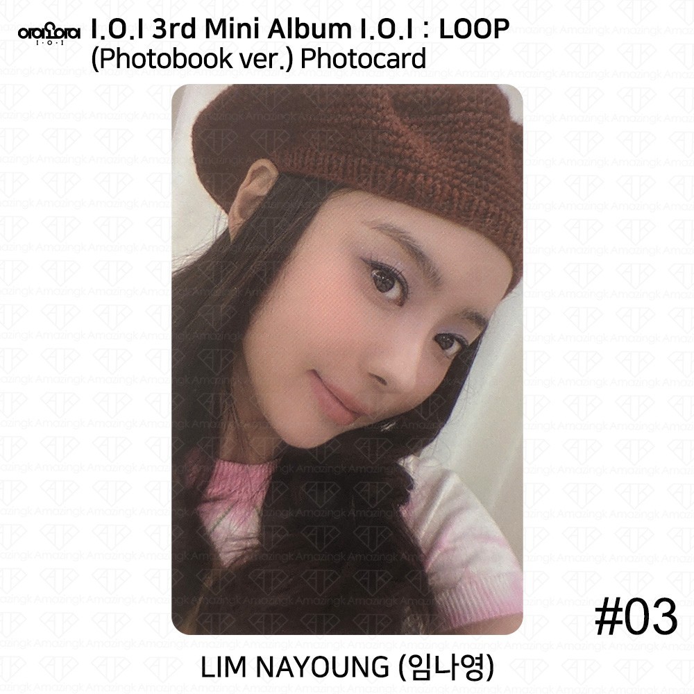 I.O.I The 3rd Mini Album I.O.I : LOOP Photobook ver. Photocard Polaroid