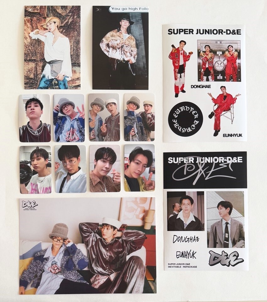 Super Junior D&E 6th Mini Album INEVITABLE Repackage Withmuu POB