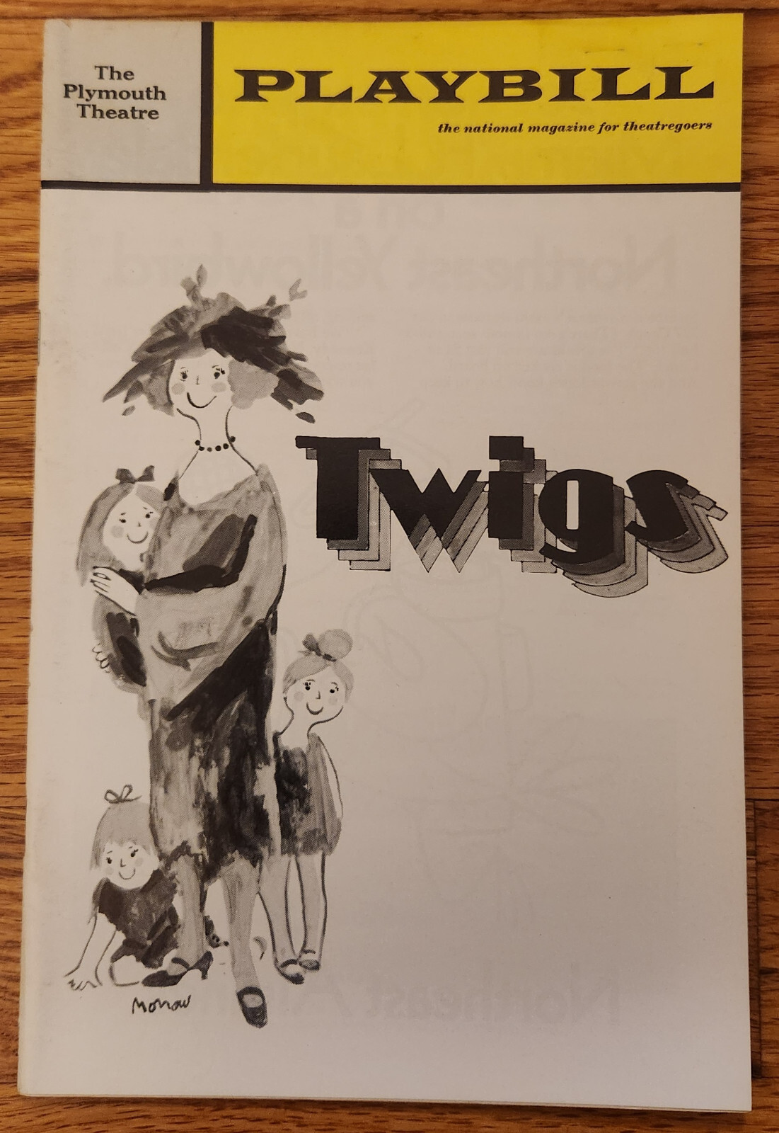 Twigs Broadway Playbill February 14, 1972 Sada Thompson Conrad Bain