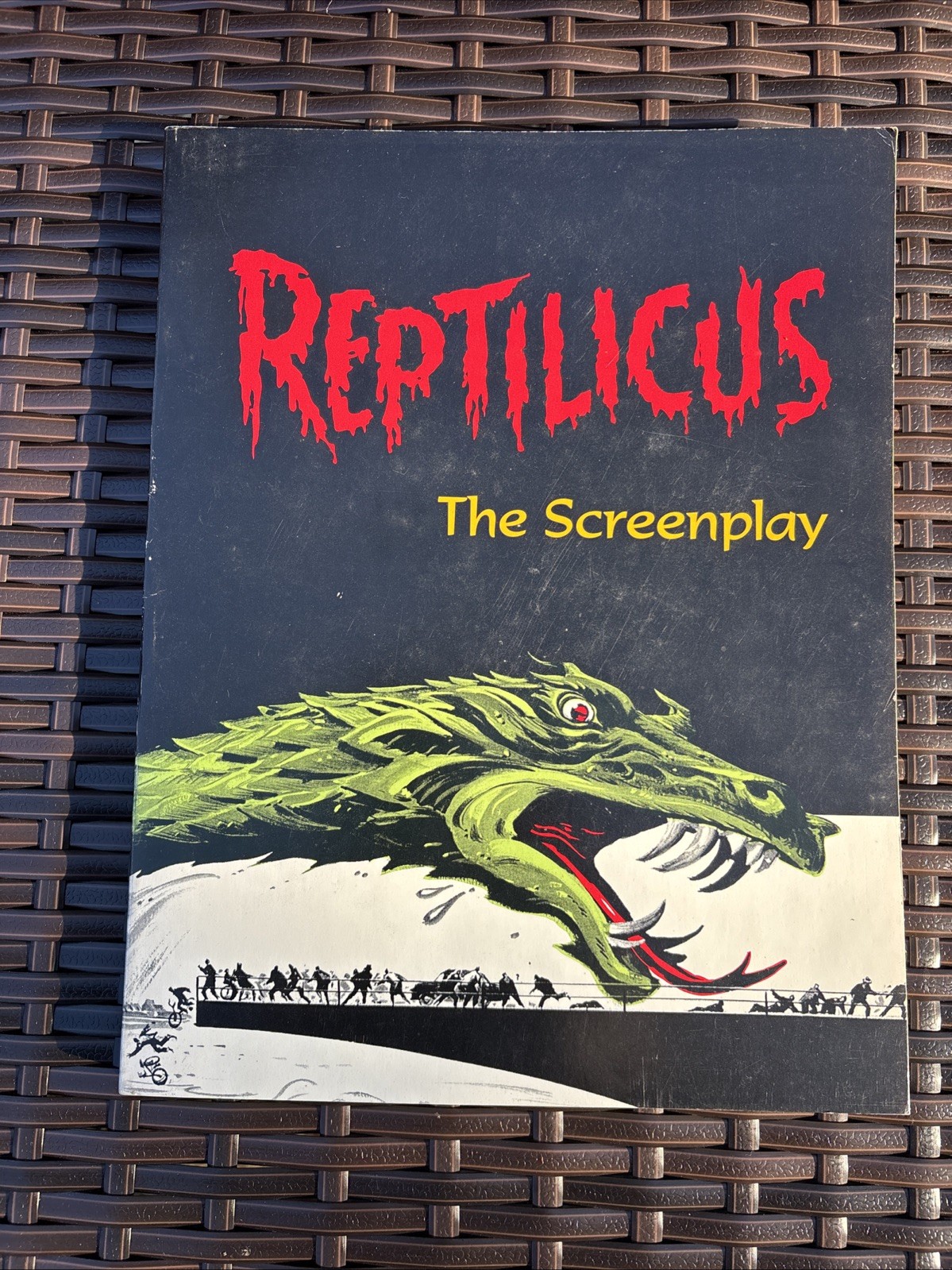 Reptilicus The Screenplay 1999 Book Signed Numbered Copy AVG Paperback See Imgs