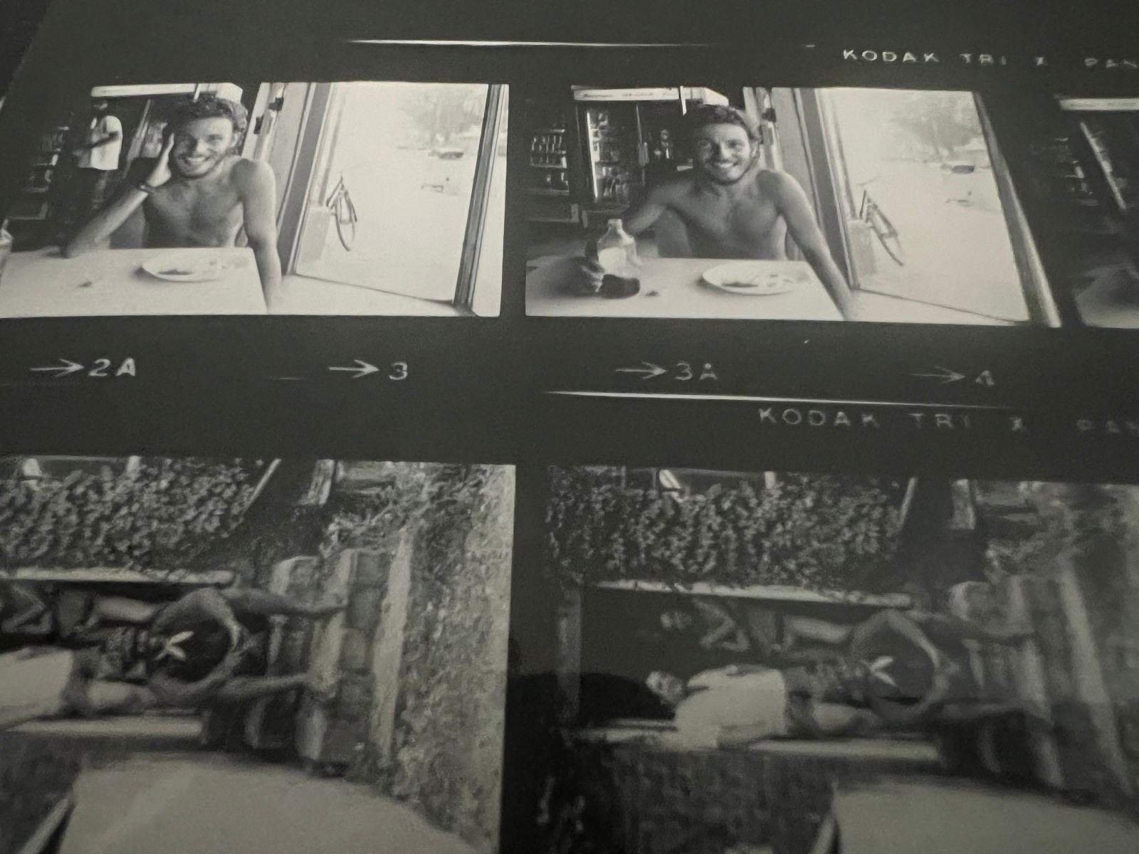 Springsteen ORIGINAL Silver Gelatin Contact Sheet David Gahr Long Branch 1973
