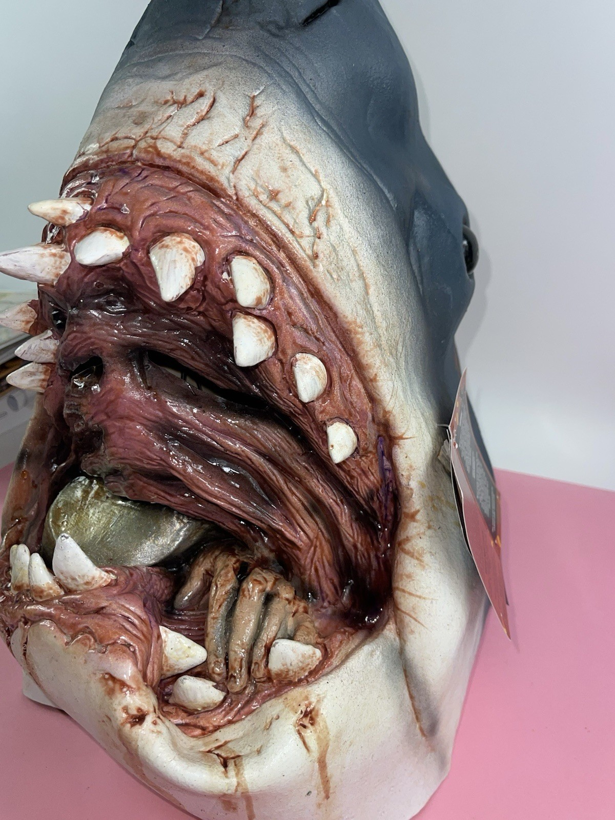 Trick or Treat Studios Jaws shark mask signed by Dreyfuss & Backlinie Beckett