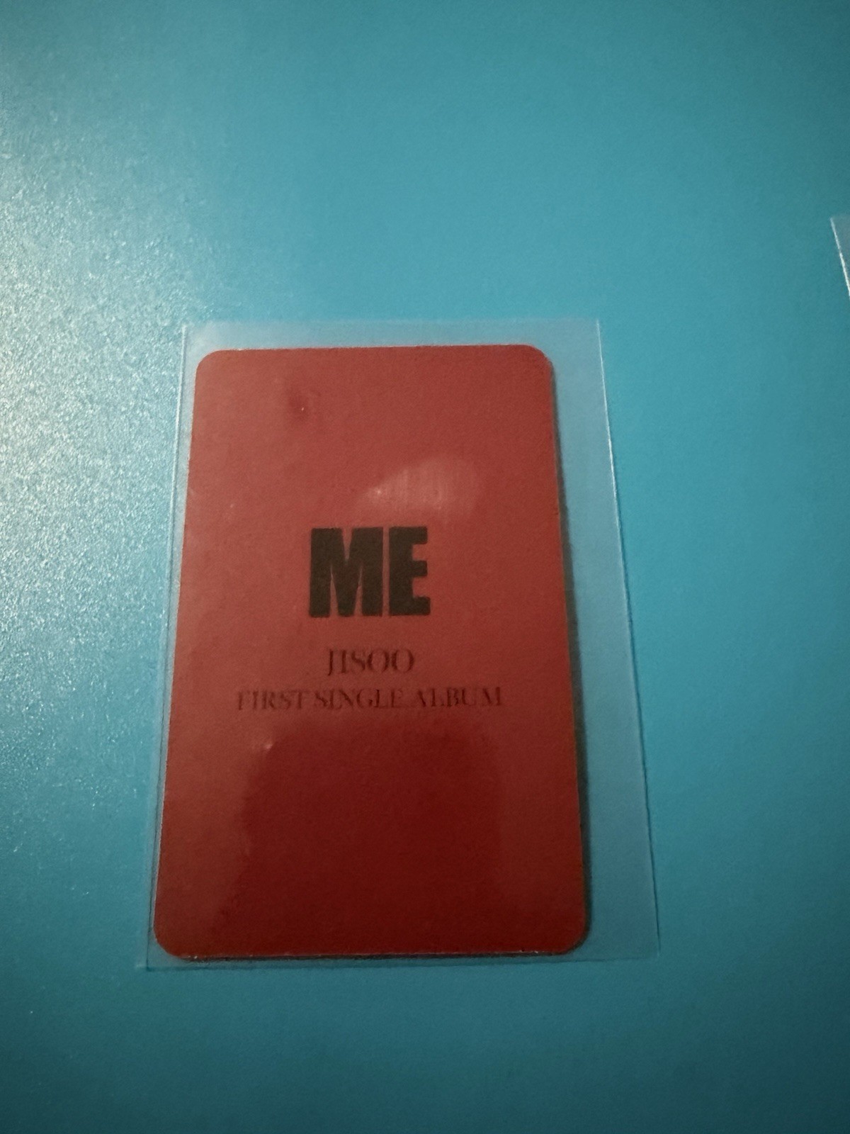 JISOO FIRST SINGLE ALBUM [ME] POB EXCLUSIVE OFFICIAL PHOTOCARD BLACKPINK