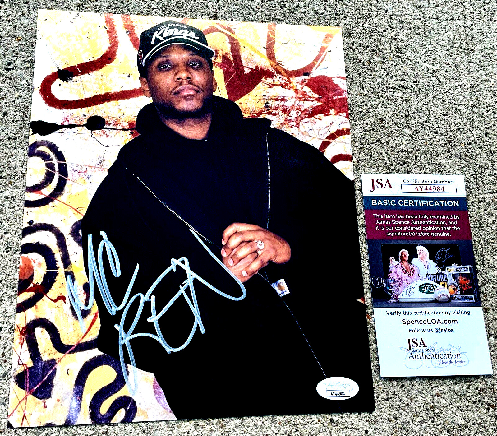 N.W.A. MC Ren SIGNED 8X10 Photo JSA COA RAP HIP HOP