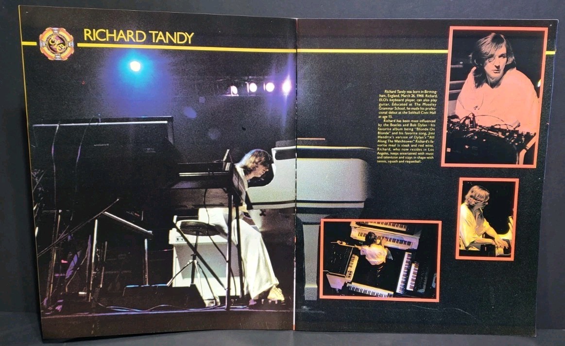1978 ELECTRIC LIGHT ORCHESTRA – E.L.O. – Concert Tour Program – Fort Worth, TX