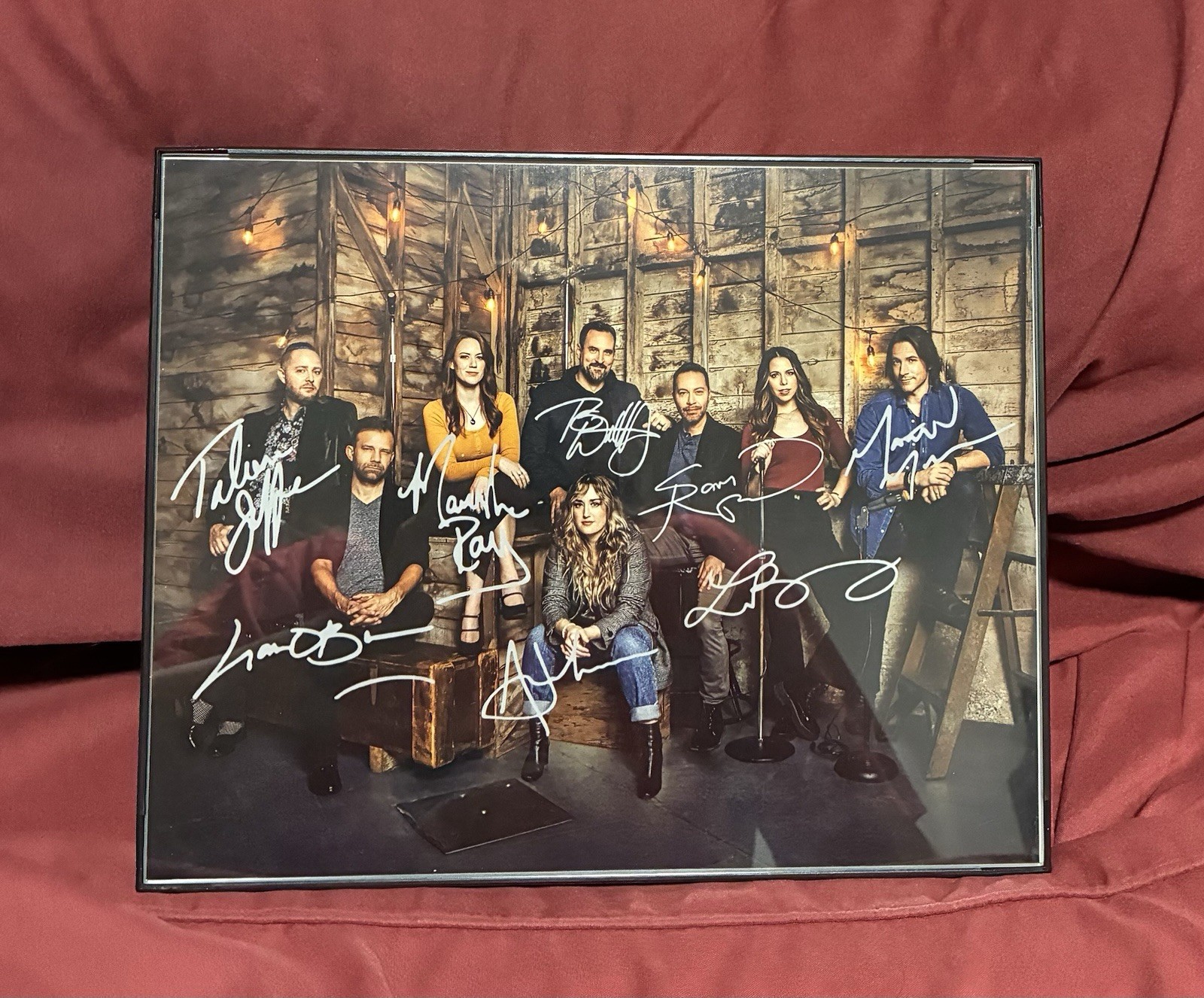 Framed Critical Role 8×10 Signed Cast Photo No COA