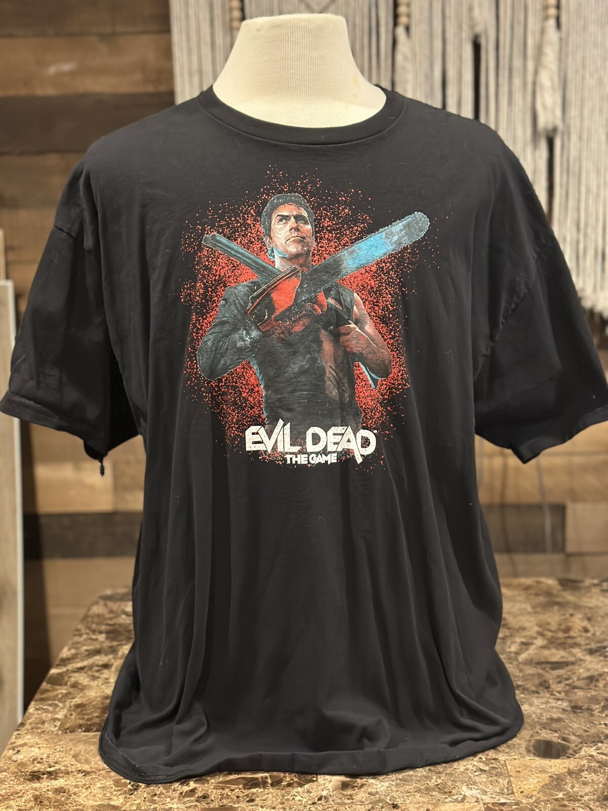 Evil Dead: The Game Collector’s Edition Men’s 2XL Black Promo T-Shirt