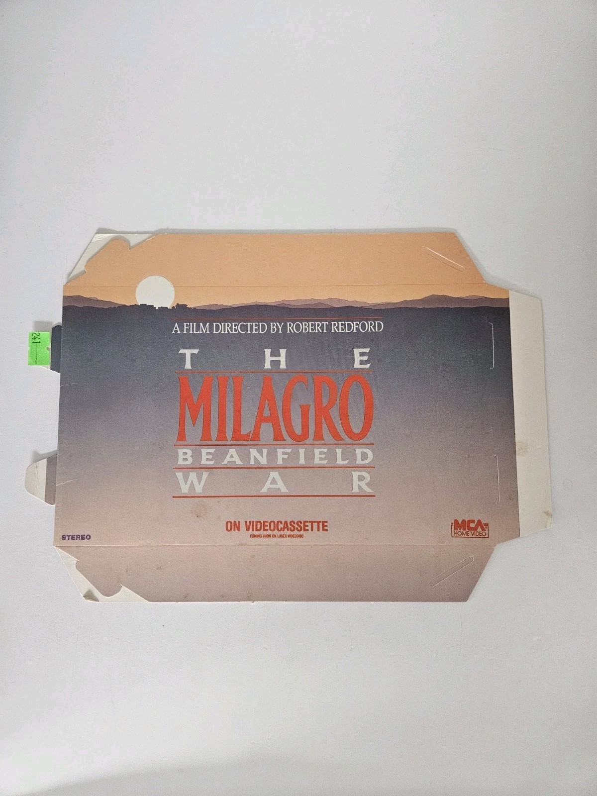 The Milagro Beanfield War Movie Video Store VHS Promo Counter Display Standee