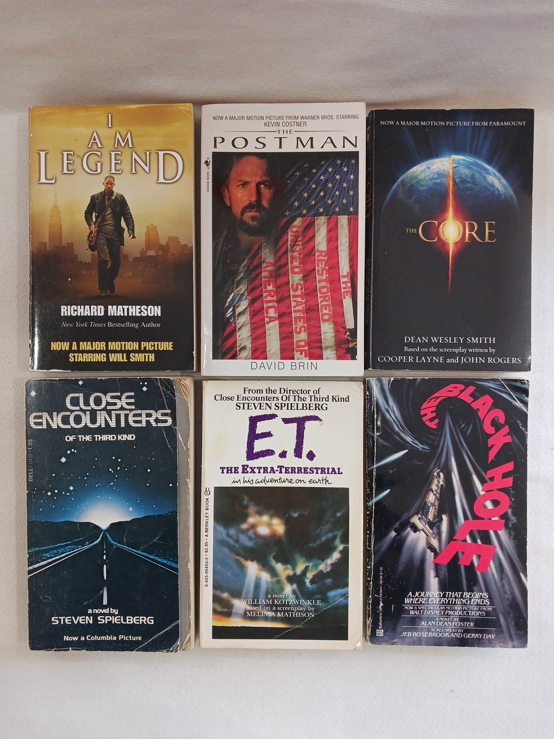 Book Lot Science Fiction Movie Novelization Tie-In Paperbacks