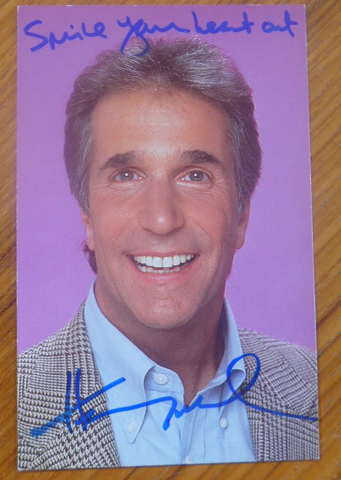 HENRY WINKLER signed autograph 4×5 photo “Happy Days”