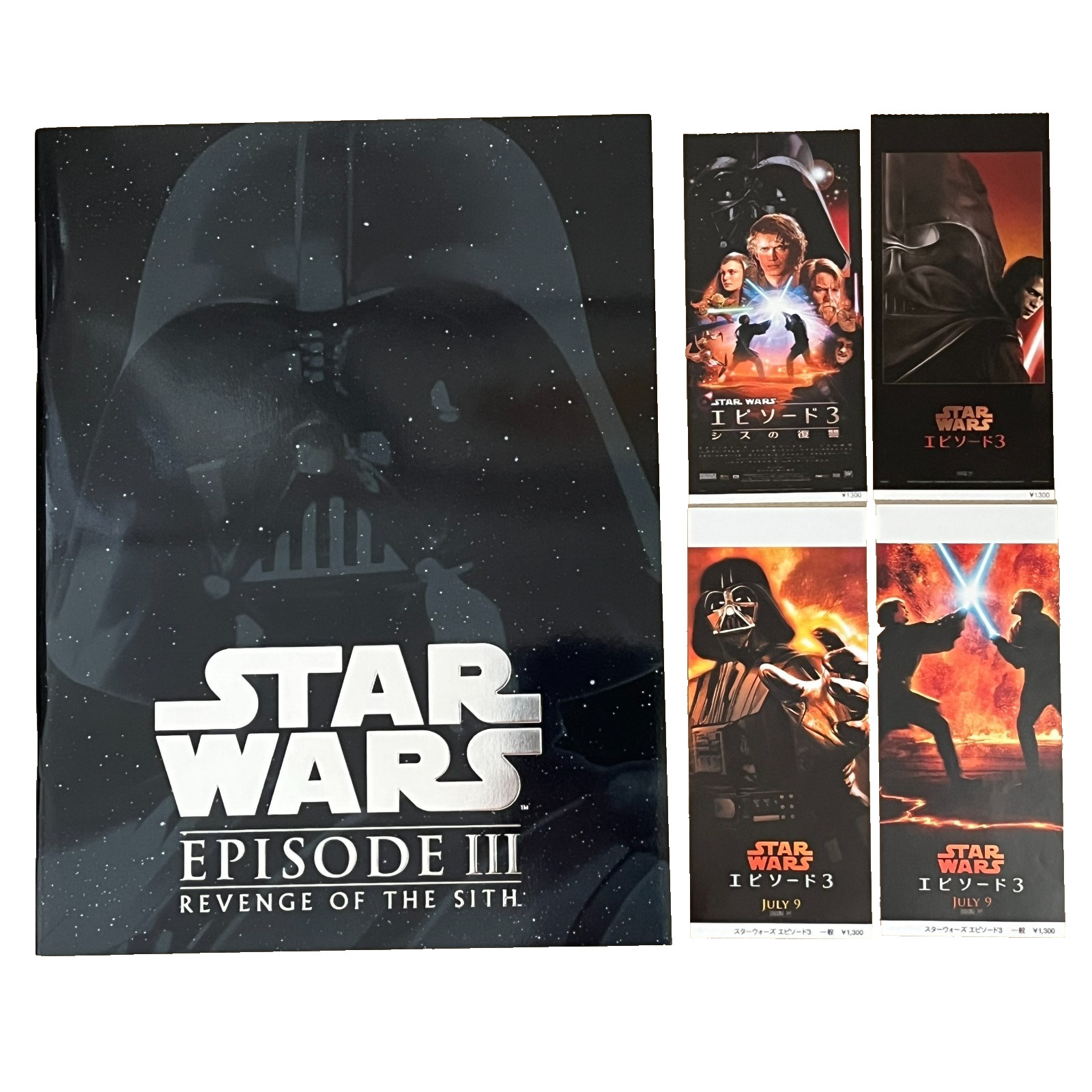 STAR WARS Ⅲ-REVEVGE OF THE SITH- Japanese Movie Program ＆4 types of ticket stubs