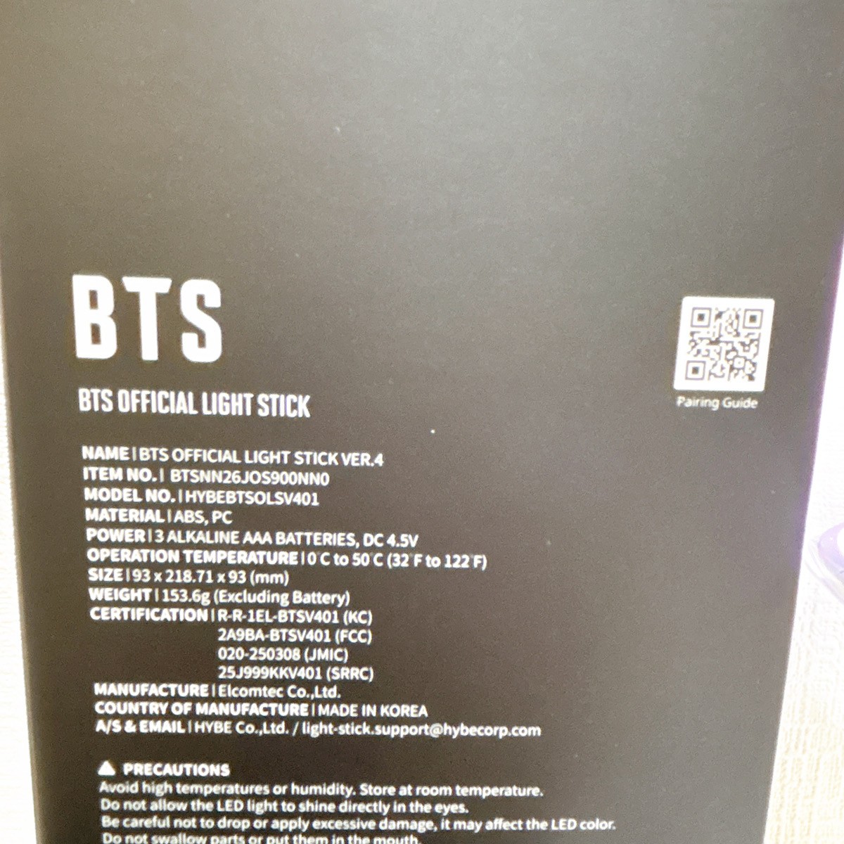 BTS Official Light Stick Ver.4 2026 Army Bomb Authentic