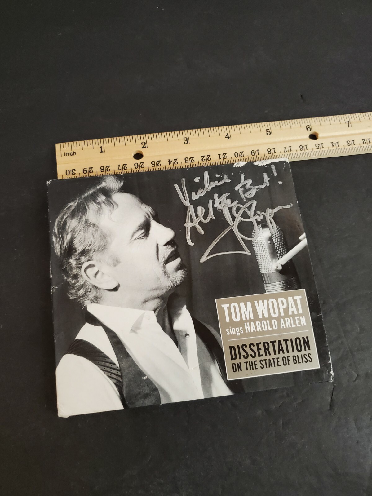 CD Signed by Tom Wopat Sings Harold Arlen: Dissertation ON THE STATE OF BLISS