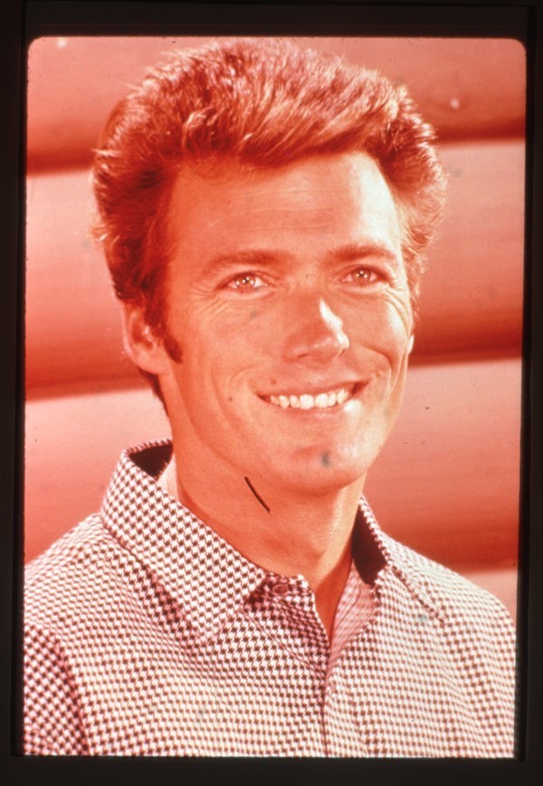 Clint Eastwood Rawhide era 1950’s Portrait Vintage Photo Agency Transparency