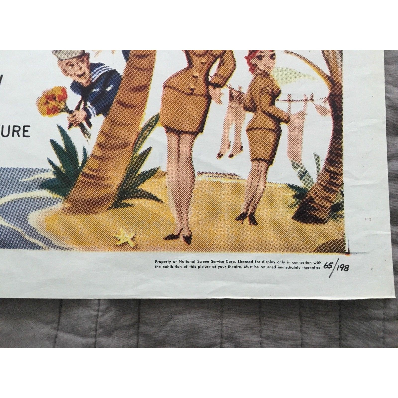 Movie Poster McHale’s Navy Joins The Air Force One 65/198 VINTAGE 1965 SEQUEL