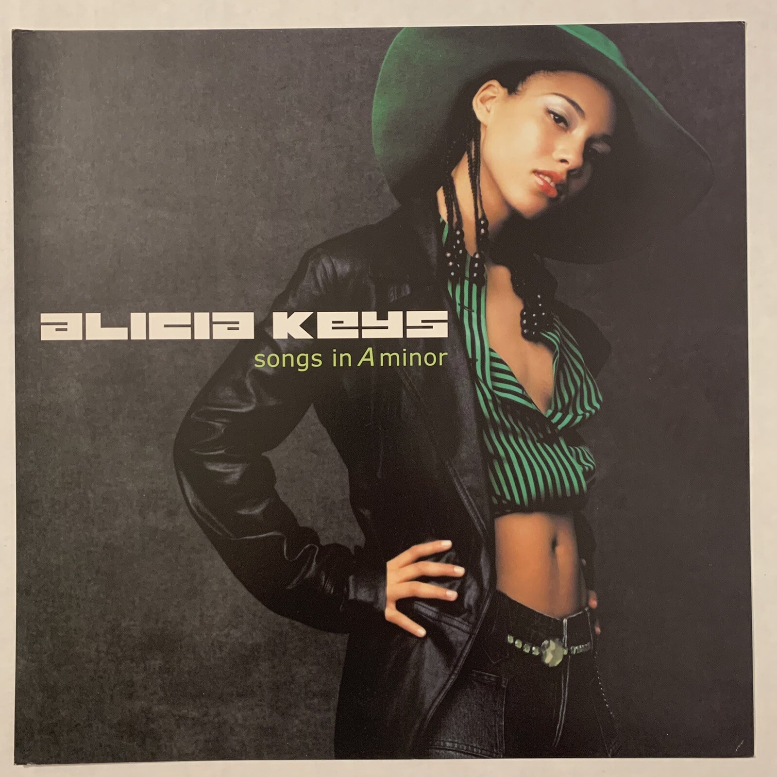 Alicia Keys Songs In A Minor Promo Poster Flat Two Sided Vintage 2001 12 By 12
