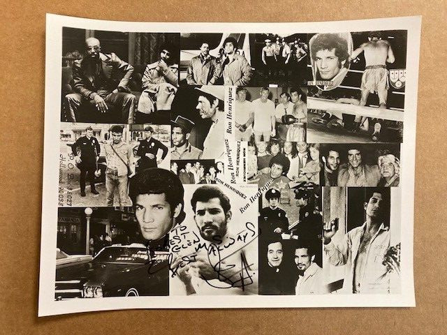Ron Henriquez Actor Nicely Inscibed & Signed 8×10 Photo with COA