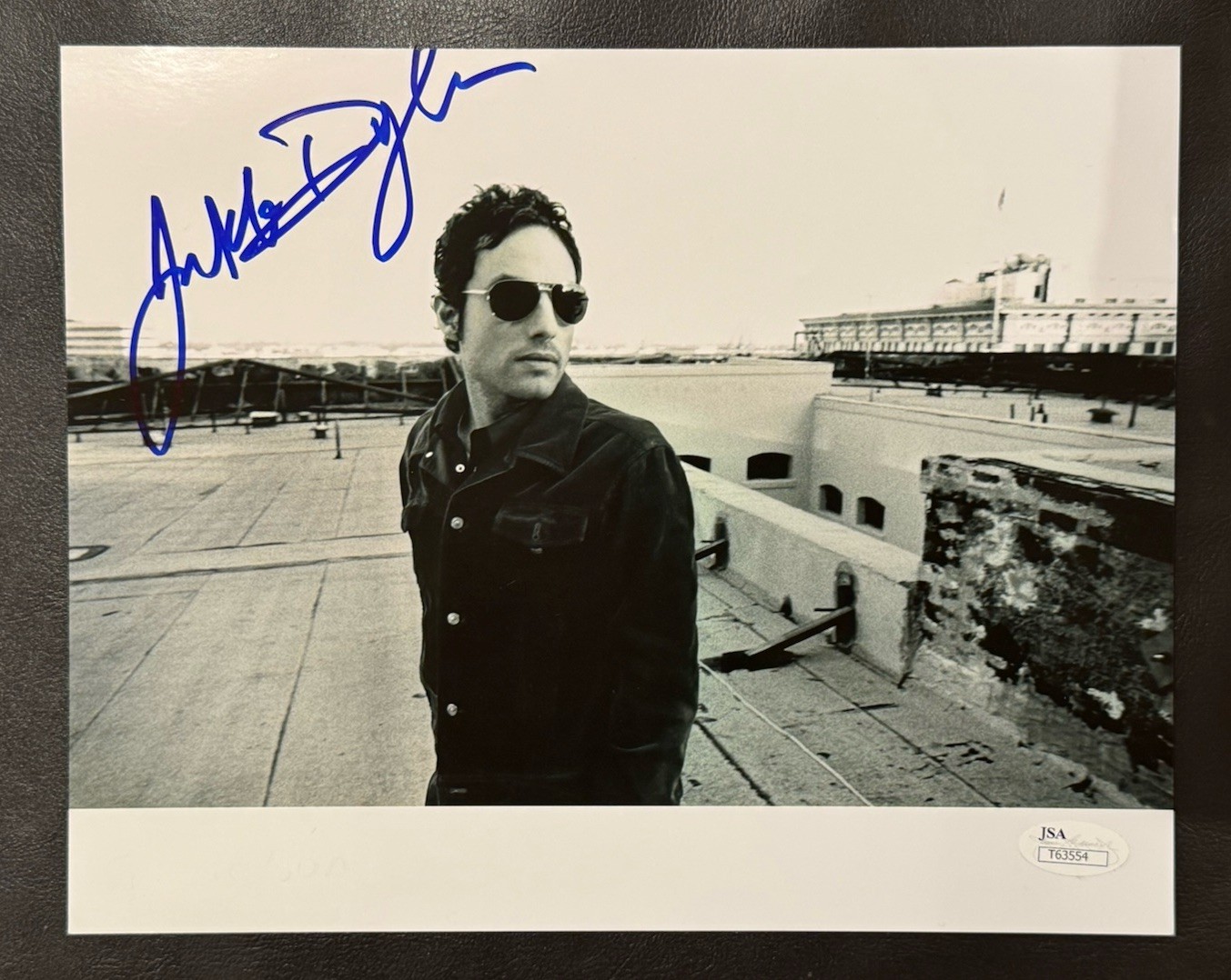 Jakob Dylan Son Of Bob Dylan The Wallflowers Workaholics Signed 8 X 10 Photo JSA