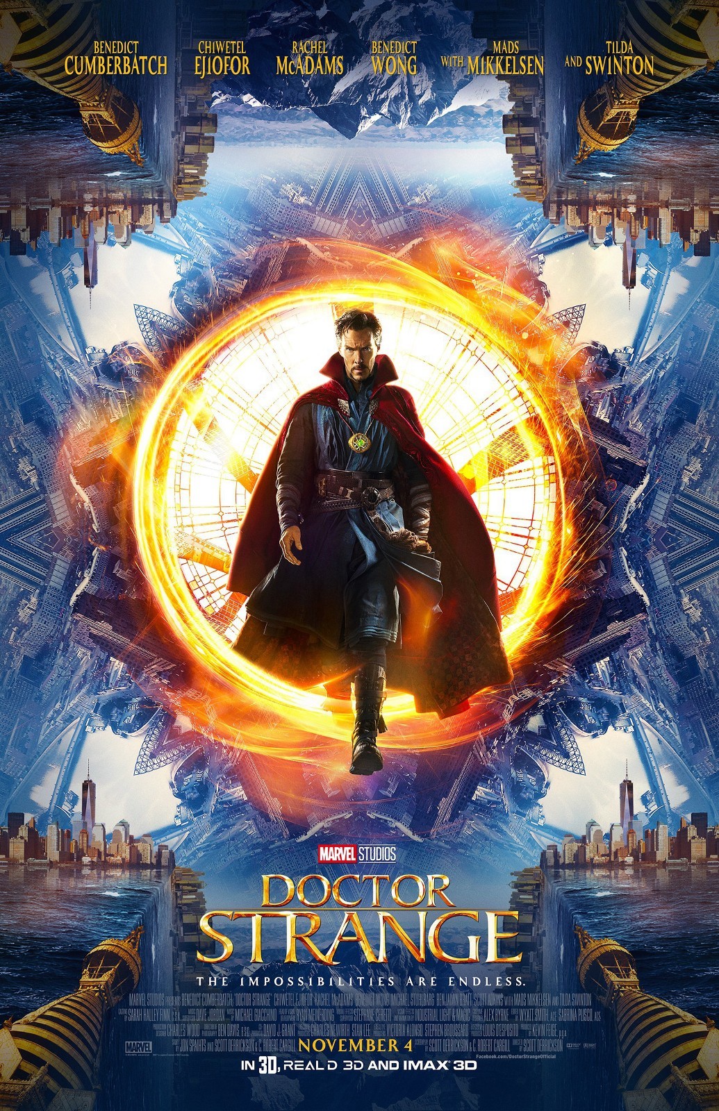 Doctor Strange movie poster print (c) – 11″ x 17″ inches Benedict Cumberbatch