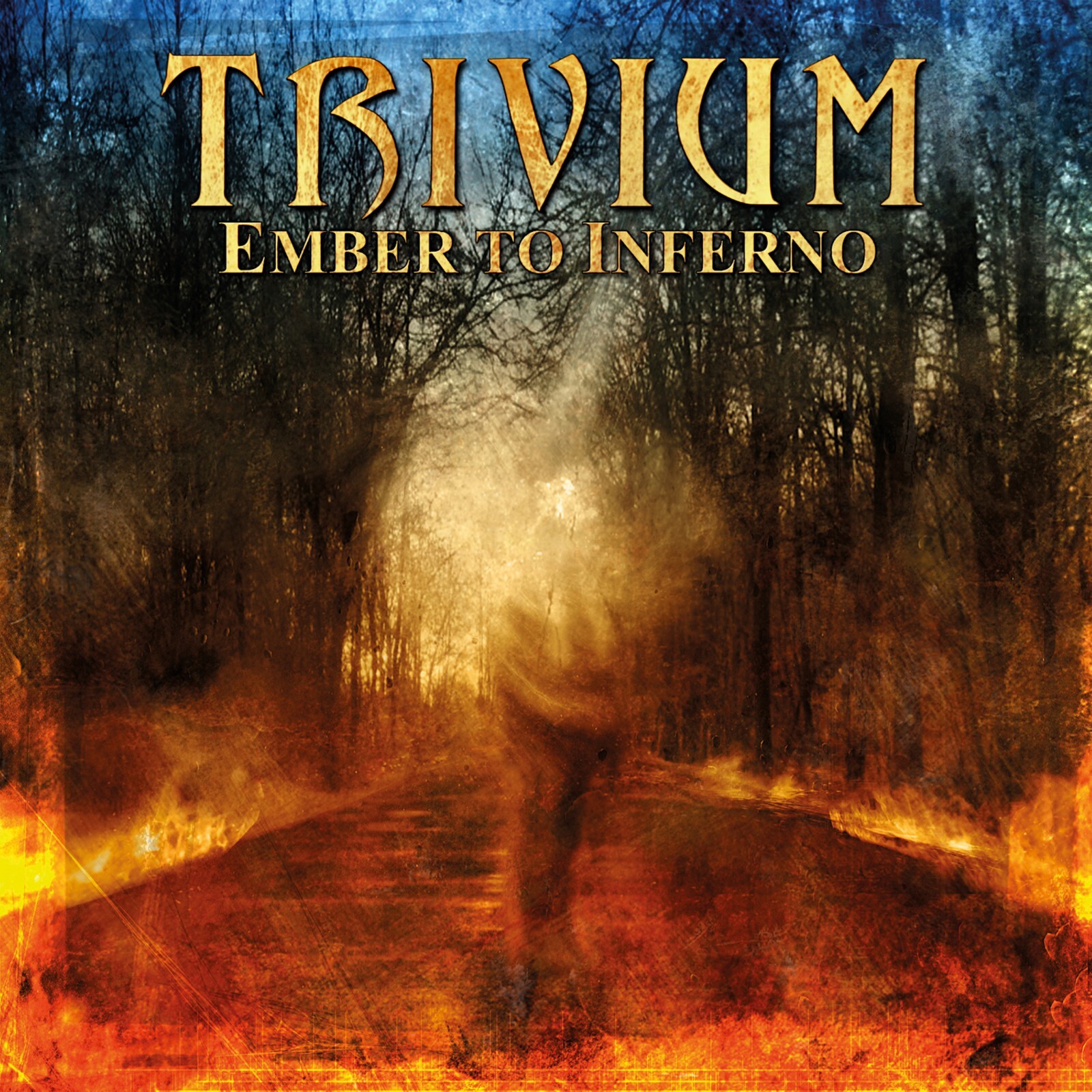 TRIVIUM Ember to Inferno BANNER HUGE 4X4 Ft Fabric Poster Tapestry Flag art