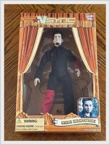 Chris Kirkpatrick *NSYNC Marionette Doll Living Toyz 2000 NOS Estate Find