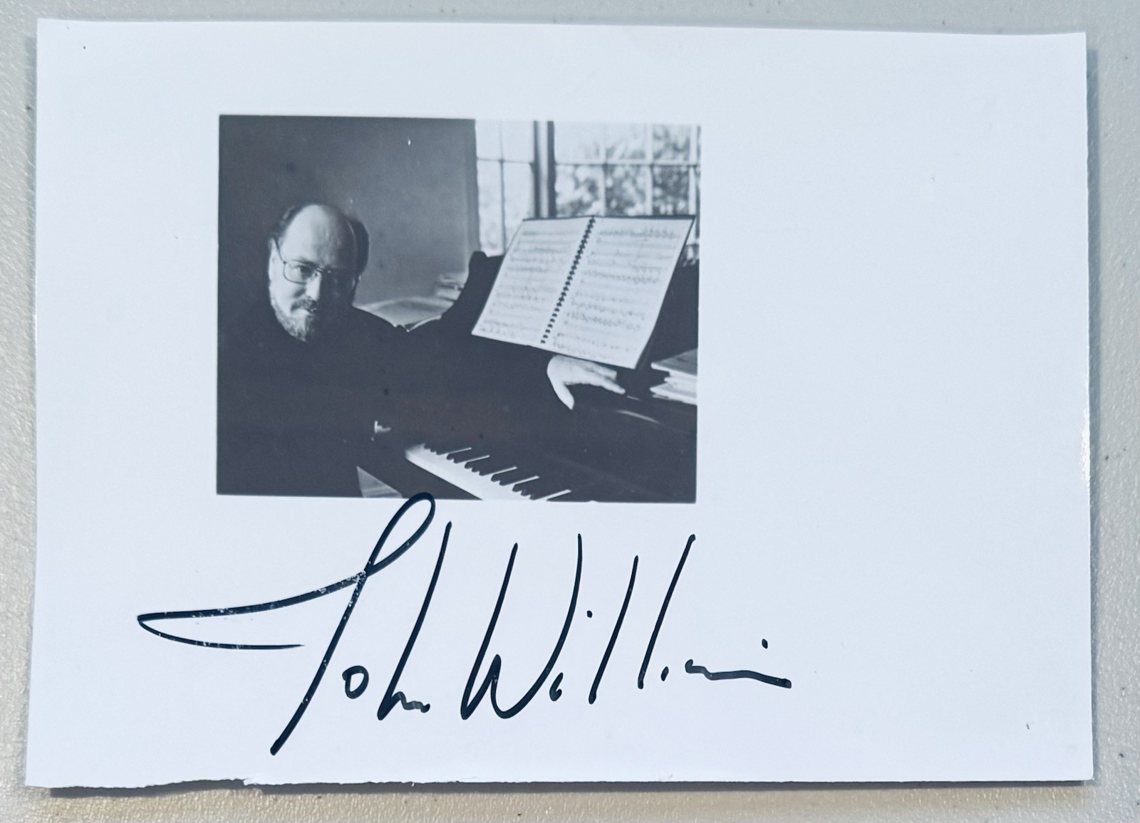John Williams Signed Autographed 5×7 Photo SWAU Authenticated Star Wars Jaws 3