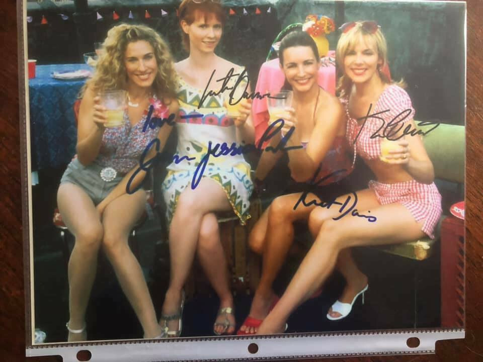 Sex in the City signed photograph Sarah Jessica Parker tv series Kim Cattrell