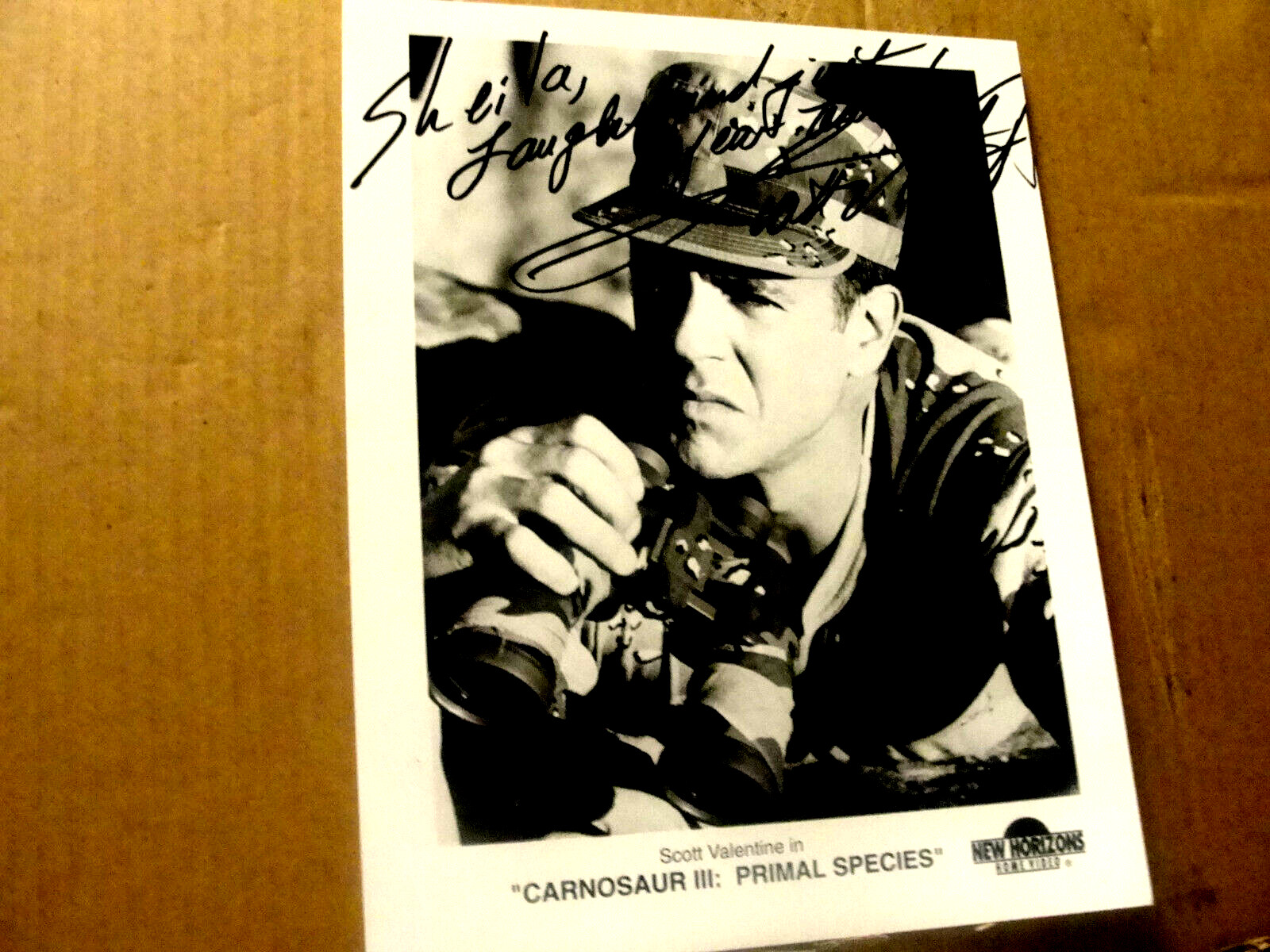 Scott Valentine Signed Autograph 8×10 photo w/COA-Primal Species-Family Ties