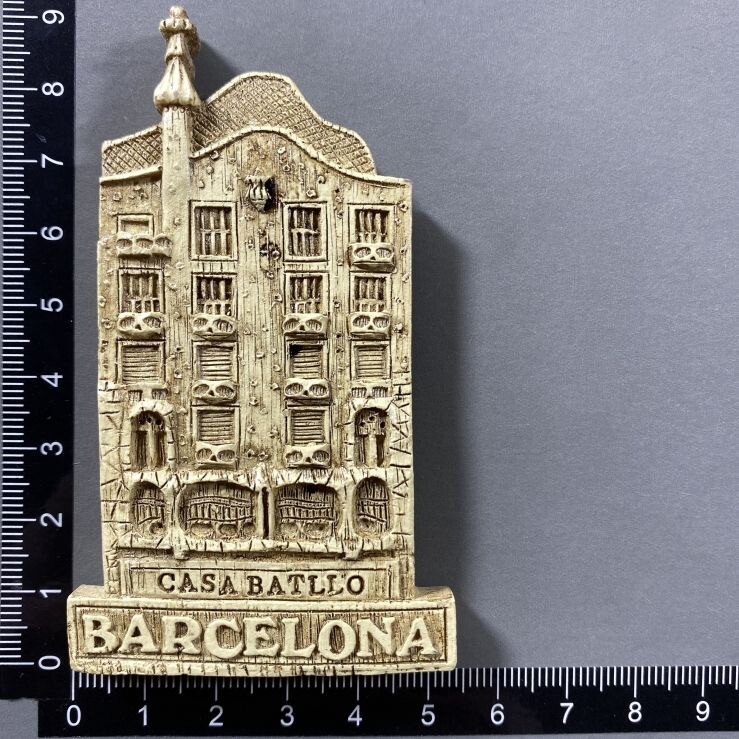 Casa Batllo Barcelona Spain Tourist Souvenir 3D Resin Refrigerator Fridge Magnet