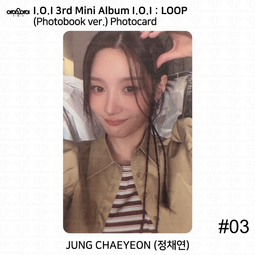 I.O.I The 3rd Mini Album I.O.I : LOOP Photobook ver. Photocard Polaroid