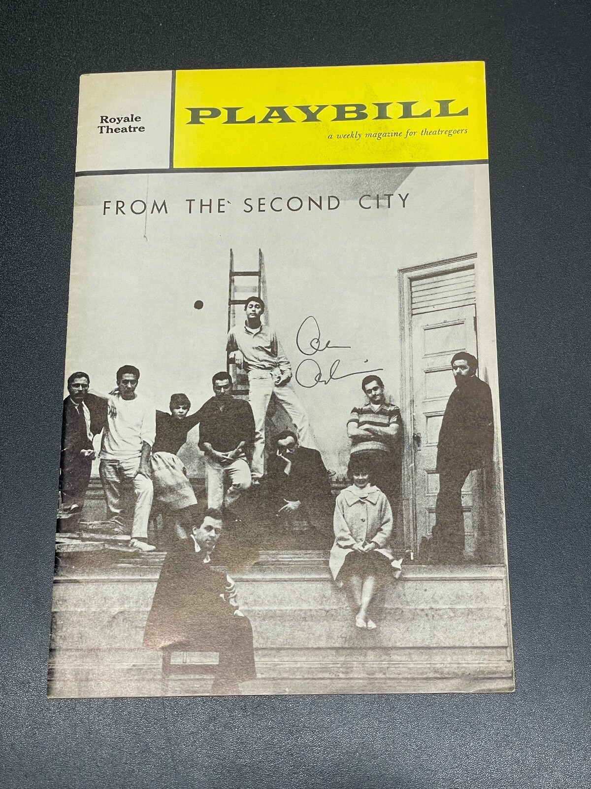 Alan Arkin Autographed The Second City Playbill Royale Theatre 1961
