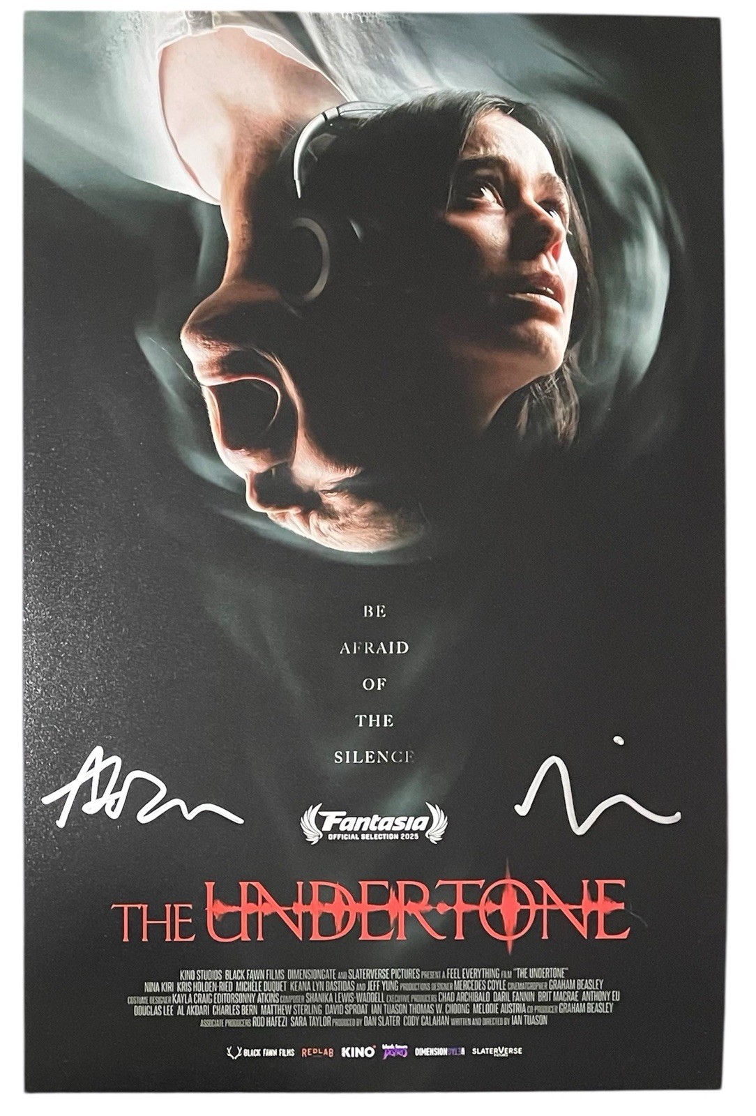Nina Kiri & Adam DiMarco Signed Autograph Undertone 11×17 Photo/Mini Poster