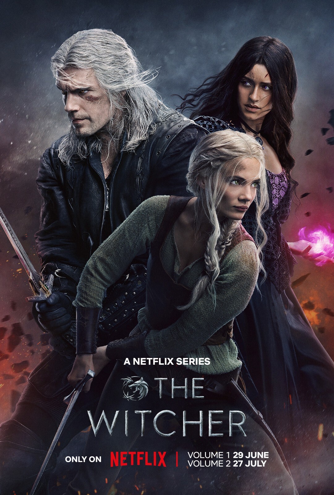 The Witcher poster print – 11 x 17 inches – Henry Cavill (f)