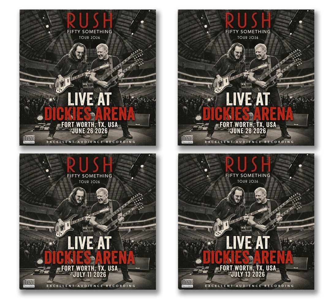 Rush Fort Worth 2026 Complete *EX SOUND* 4CD SET (8CDs)