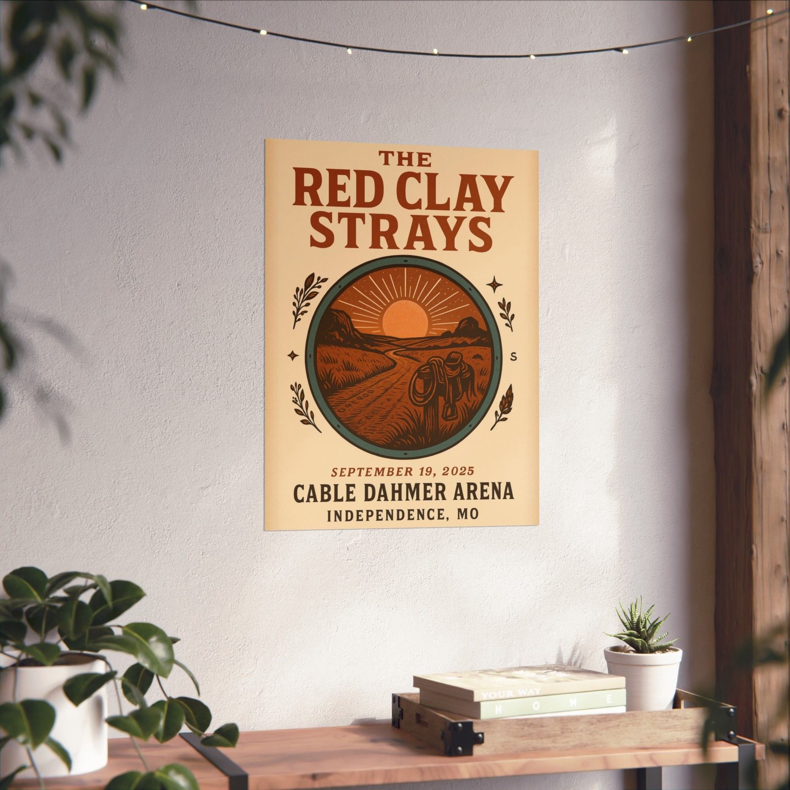 The Red Clay Strays Independence MO Concert Print | September 19, 2025 | Cable