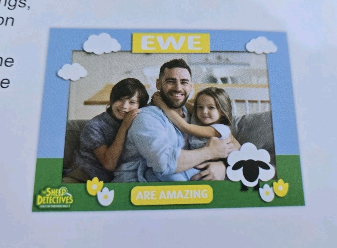 Sheep Detective Movie (2026) Promotional Make Your Own Frame Craft Kit