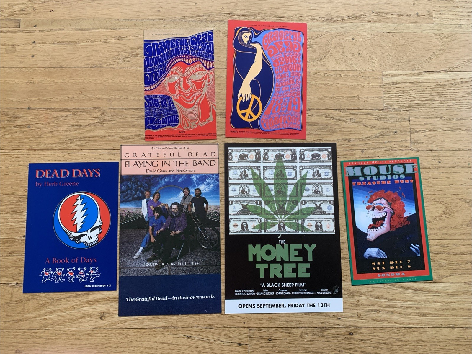 Fillmore Poster Era Grateful Dead, Stanley, Mouse Hand Bills