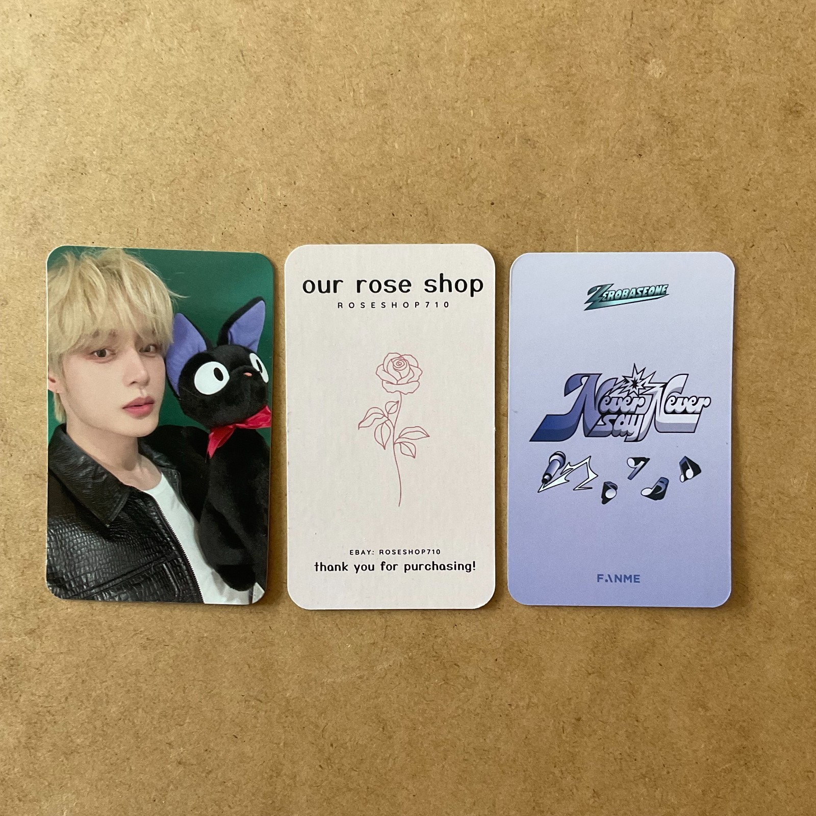 ZB1 Zerobaseone Never Say Never Fanme Taiwan Jiji Ghibli Official Photocard LD