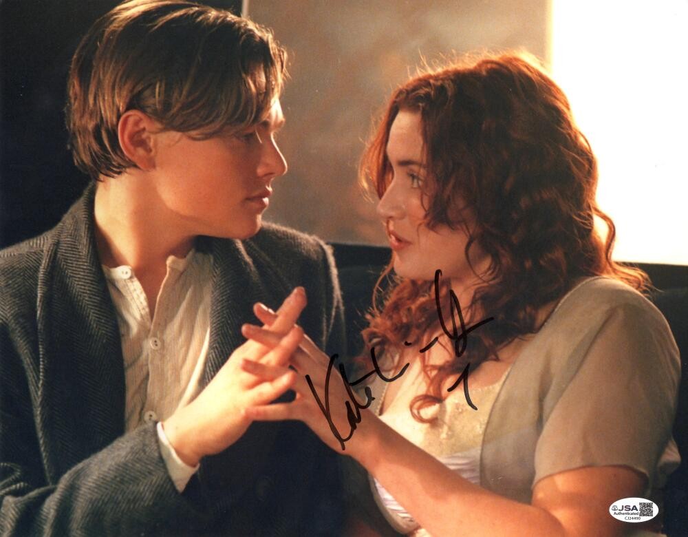Kate Winslet Signed Autograph 11×14 Photo – Rose in James Cameron ‘s Titanic JSA